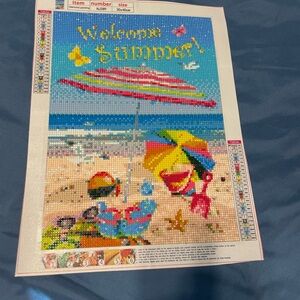 “Welcome Summer!” Diamond dot painting